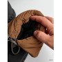 Черевики дутики Lanwar чорні з плащівки для зимового сезону з загостреним носком