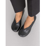Туфлі з анатомічно-розширенним мисом Olli Shoes шкіряні чорні