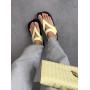 Сандалі barefoot тм NikArt шкіряні жовті
