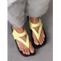 Сандалі barefoot тм NikArt шкіряні жовті