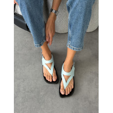 Сандалі barefoot тм NikArt шкіряні блакитні Сандалі barefoot тм NikArt шкіряні блакитні
