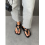Сандалі barefoot тм NikArt шкіряні чорні