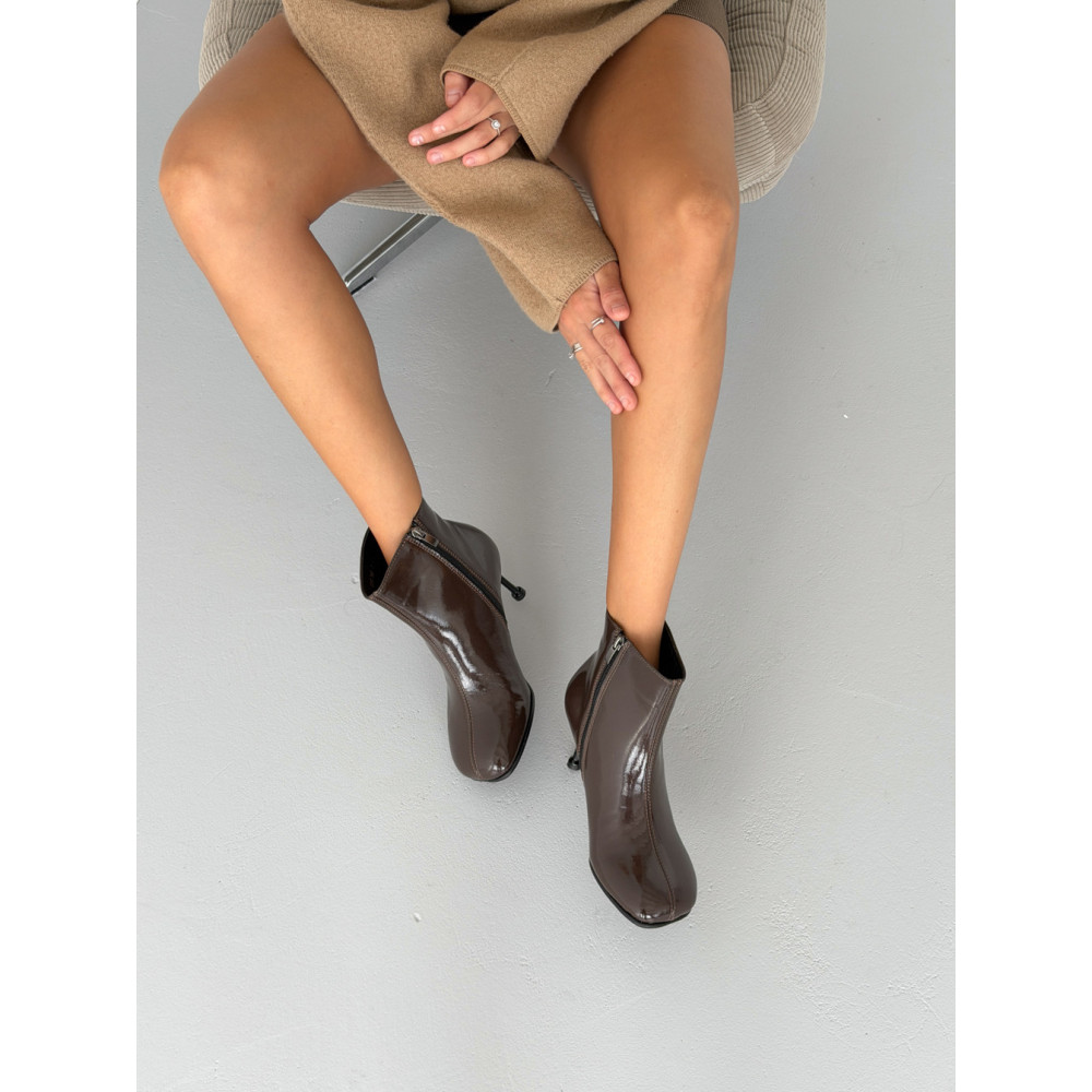 Анатомічні шльопанці barefoot шкіряні коричневі