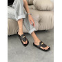 Анатомічні шльопанці barefoot шкіряні коричневі
