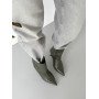 Мюлі barefoot на кожен день NikArt коричневі замшеві з натуральної замші
