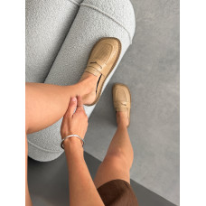Мюлі barefoot на кожен день NikArt бежеві шкіряні з перфорацією та легкою підошвою Мюлі barefoot на кожен день NikArt бежеві шкіряні з перфорацією та легкою підошвою