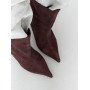 Мюлі barefoot на кожен день NikArt блакитні замшеві комфортні сабо