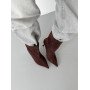 Мюлі barefoot на кожен день NikArt блакитні замшеві комфортні сабо