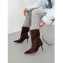 Мюлі barefoot на кожен день NikArt блакитні замшеві комфортні сабо