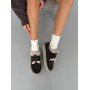 Зимові лофери barefoot замшеві коричневі з хутром та ремінцями