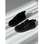 Зимові лофери barefoot замшеві чорного кольору з хутром Teddy