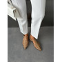 Ексклюзивні босоніжки NikArt шкіряні бежеві з трендовим дизайном