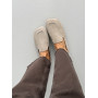 Жіночі туфлі barefoot з натуральної шкіри коричневого кольору, анатомічні NikArt