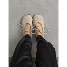 Балетки barefoot тм NikArt бежеві замшеві з натуральної замші Балетки barefoot тм NikArt бежеві замшеві з натуральної замші