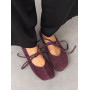 Жіночі замшеві кеди Olli Shoes рожевого кольору з перфорованим квітковим візерунком