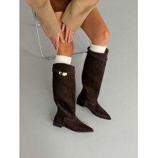 Лофери barefoot NikArt замшеві коричневі з перфорацією, анатомічний носик, термогума, Україна Лофери barefoot NikArt замшеві коричневі з перфорацією, анатомічний носик, термогума, Україна