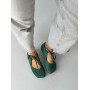Балетки barefoot з перфорацією NikArt шкіряні рожеві для комфортного носіння