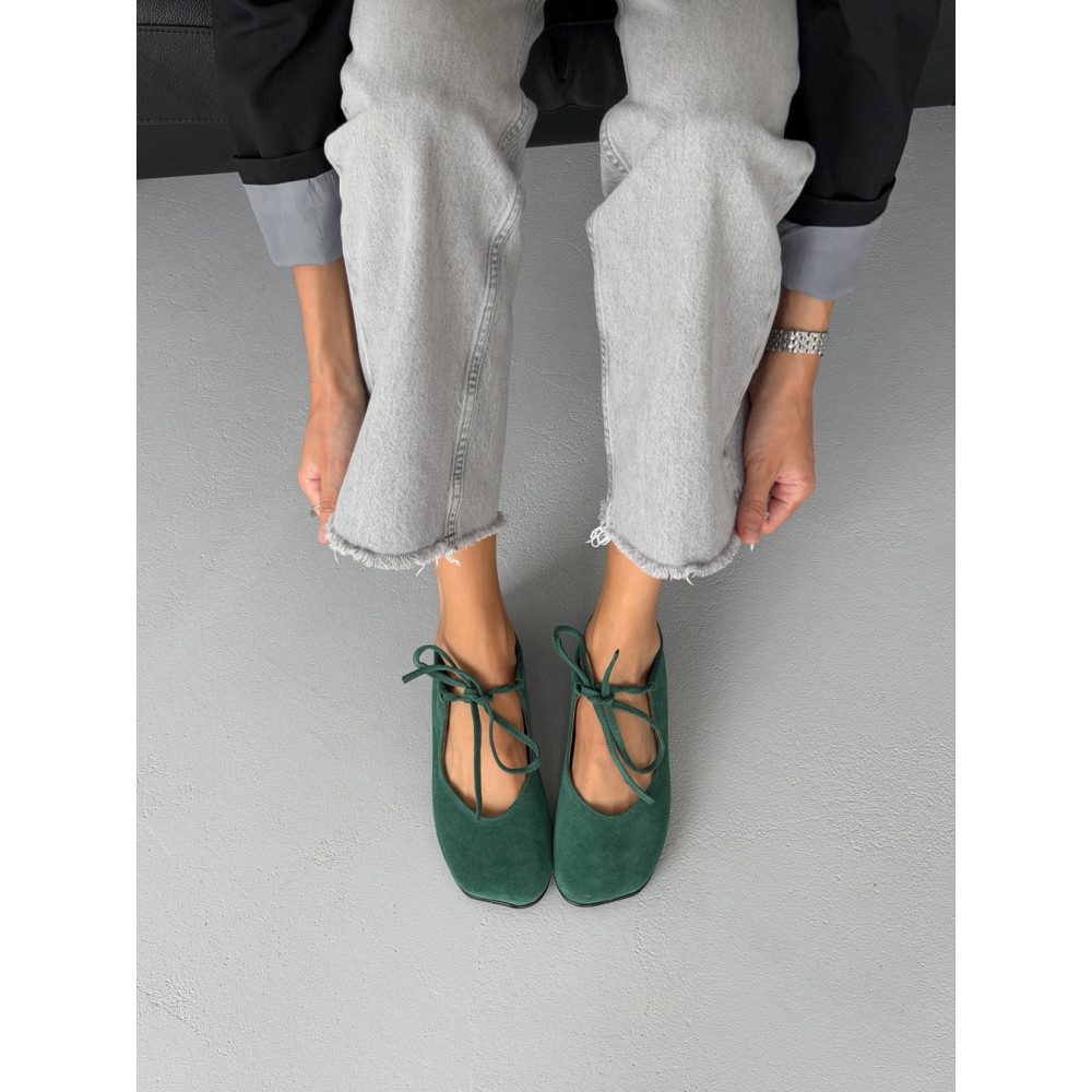 Балетки barefoot з перфорацією NikArt шкіряні рожеві для комфортного носіння