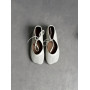 Балетки barefoot з перфорацією NikArt шкіряні світло-бежеві для комфортного носіння