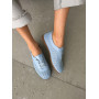 Жіночі мокасини Dino Richi з натуральної шкіри блакитного кольору