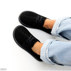 Сучасні коричневі замшеві туфлі в стилі barefoot із шнурівкою Сучасні коричневі замшеві туфлі в стилі barefoot із шнурівкою