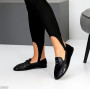 Стильные кожаные черные туфли в стиле barefoot
