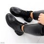 Черные деми ботинки натуральная кожа, классический дизайн