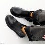 Кожаные черные ботинки челси с эластичной вставкой в подъеме