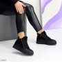 Шикарные спортивные черные зимние ботинки натуральная замша + кожа