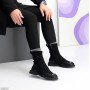 Люксовые черные дизайнерские ботинки низкий ход