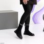 Люксовые черные дизайнерские ботинки низкий ход