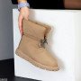 Бежевые зимние дутики-трансформеры плащевка цвет на выбор
