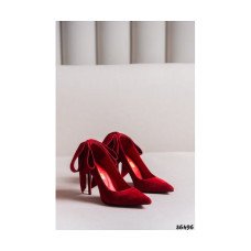 Туфлі-лодочки NinaMi червоного кольору з натурального замшу для демісезону Туфлі-лодочки NinaMi червоного кольору з натурального замшу для демісезону