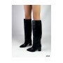 Сапоги NinaMi чорного кольору з натуральної шкіри для демісезонного періоду